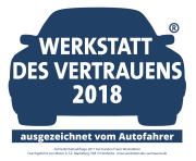 Zufriedenheitsabfrage 2017 bei Kunden Freier Werkstätten. Durchgeführt von Mister A.T.Z.-Marketing, 58313 Herdeke - www.werkstatt-des-vertrauen.de