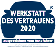 Zufriedenheitsabfrage 2019 bei Kunden Freier Werkstätten. Durchgeführt von Mister A.T.Z.-Marketing, 58313 Herdeke - www.werkstatt-des-vertrauen.de